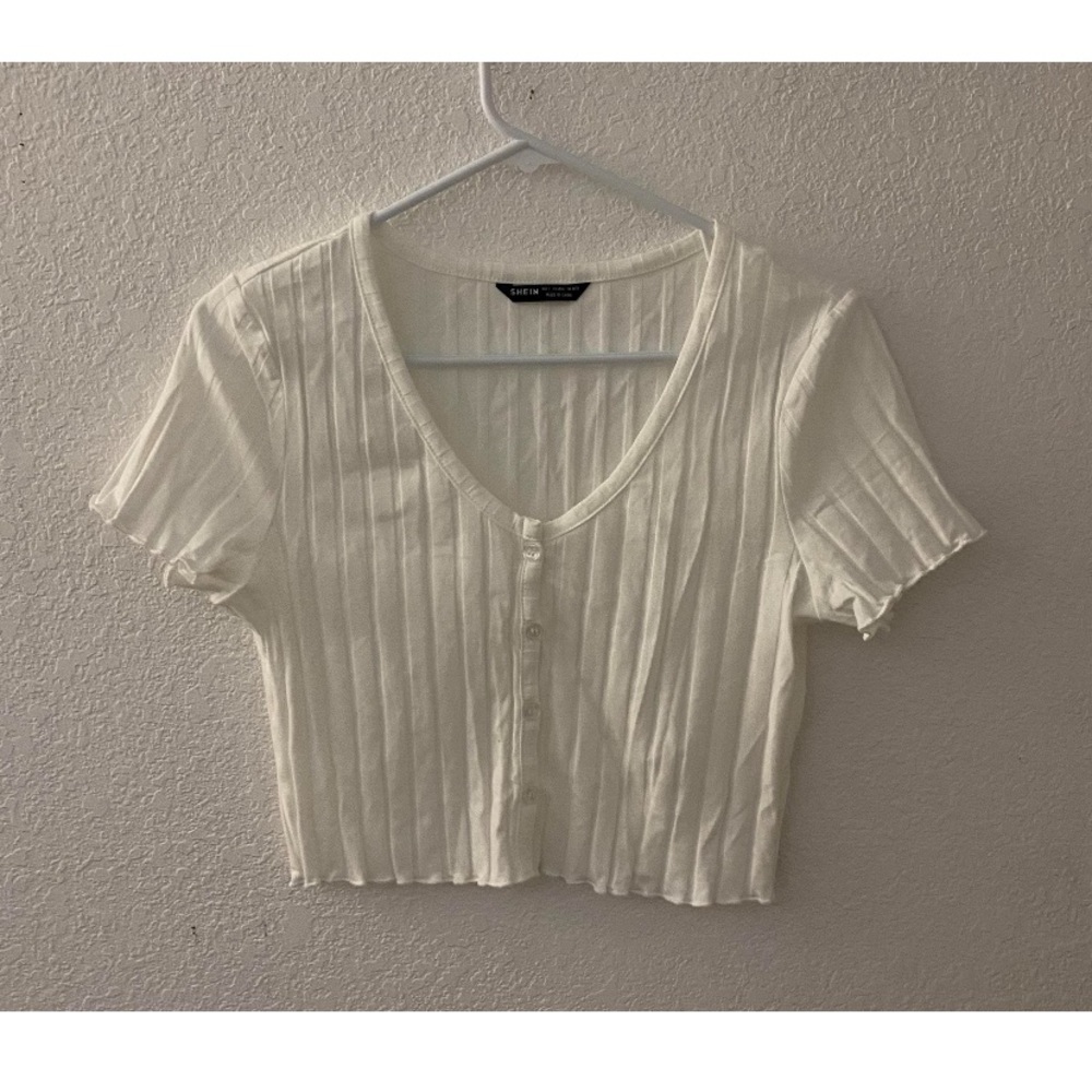 Ribbed crop top